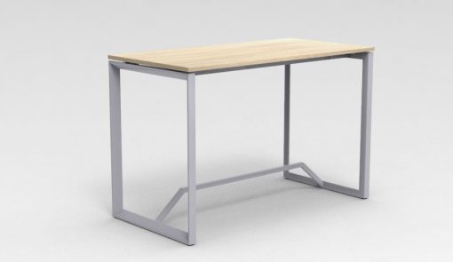 Table haute rectangulaire de réunion ou travail collaboratif - osmoz mobilier & aménagement de bureau