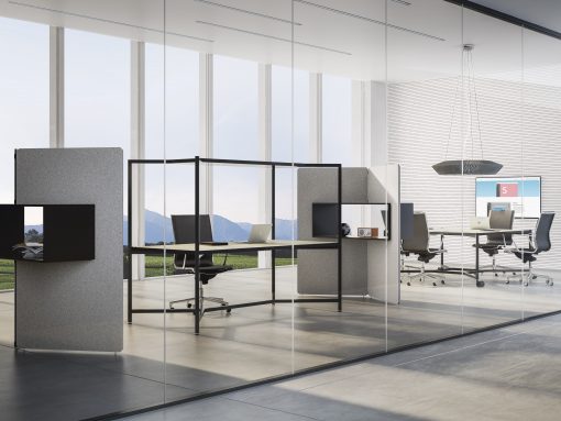 Hub by fantoni - bureau opérationnel collaboratif - osmoz-mobilier.com