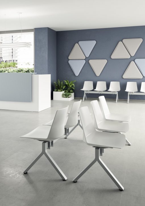 Panneau acoustique mural forme triangulaire - osmoz-mobilier.com