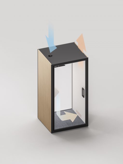 acoustic s – acoustic – a-coustic.com – cabine de son – cabine son – phone box – the box phone - osmoz mobilier & aménagement de bureau